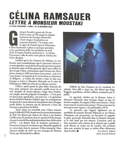 Revue de presse — Célina Ramsauer