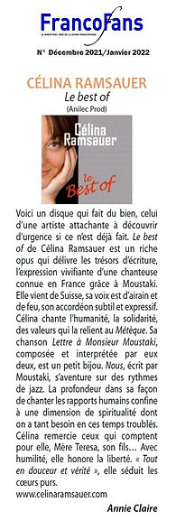 Revue de presse — Célina Ramsauer