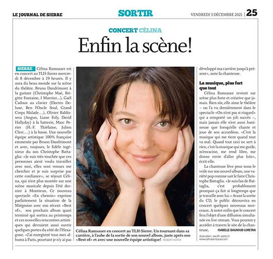 Revue de presse — Célina Ramsauer