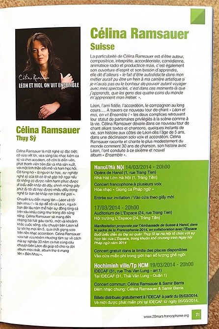 Revue de presse — Célina Ramsauer