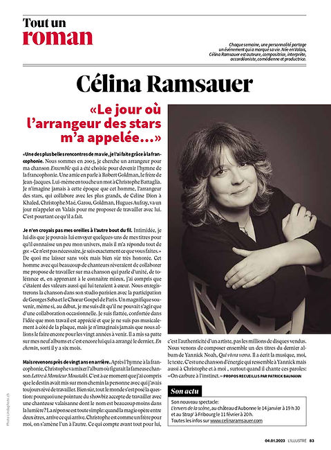 Revue de presse — Célina Ramsauer